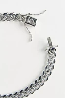 King Ice 8mm Miami Cuban Chain White Gold Bracelet