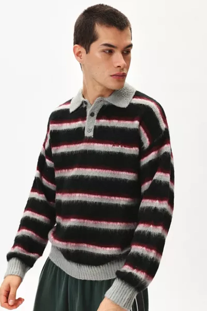 iets frans… Fluffy Stripe Rugby Shirt