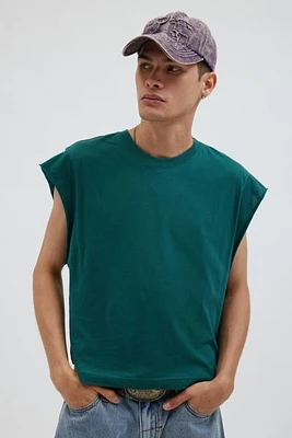 BDG Grayson Solid Cutoff Muscle Tee