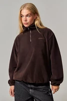 iets frans... Plain Quarter-Zip Fleece Jacket