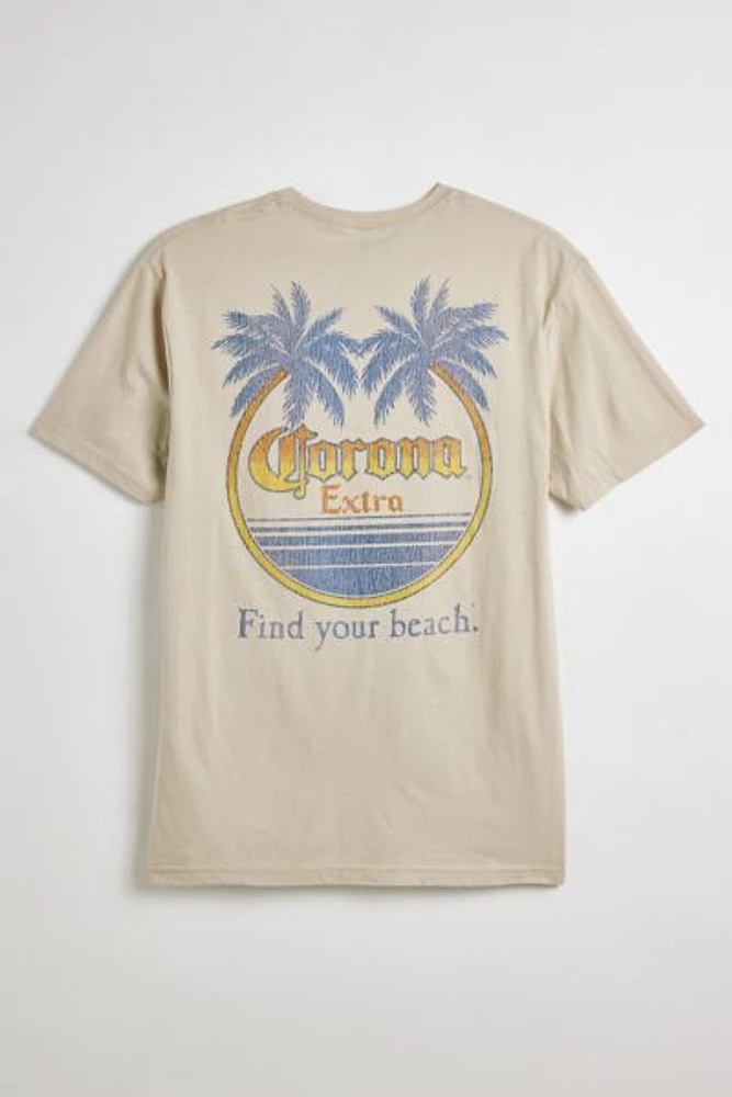 Corona Bucket On The Beach Tee