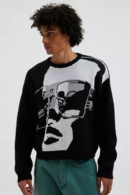 UO Omar Graphic Crew Neck Sweater