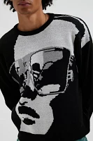 UO Omar Graphic Crew Neck Sweater