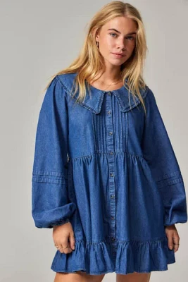 Kimchi Blue Eydie Denim Mini Dress