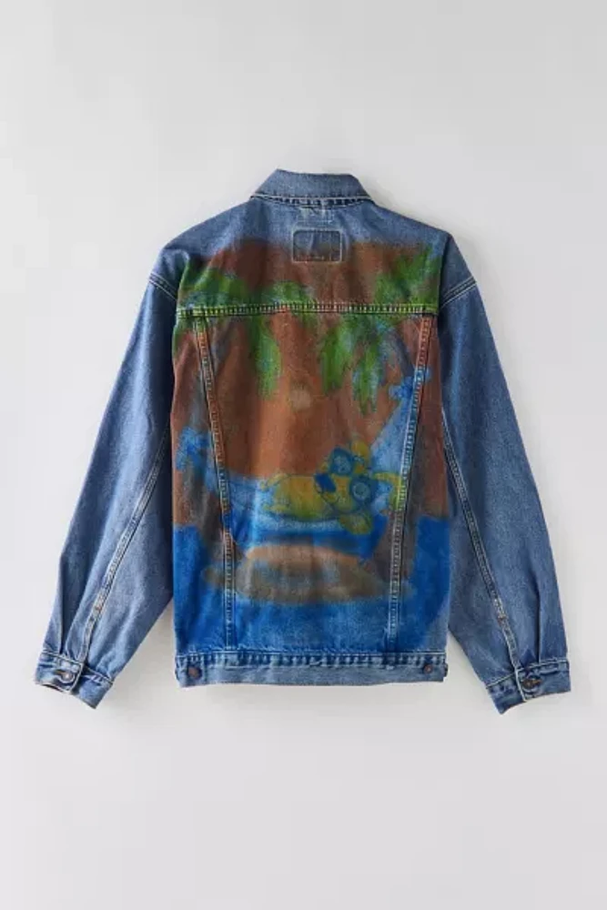 Loyal Pup Remade Chill Custom Denim Jacket