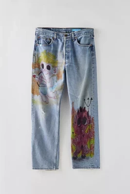 Loyal Pup Remade Levi's Angel & Devil Custom Jean