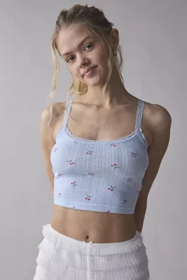 Out From Under Angie Pointelle Cropped Cami