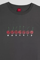 WORSHIP SUPPLIES Cherry Logo Graphic Tee