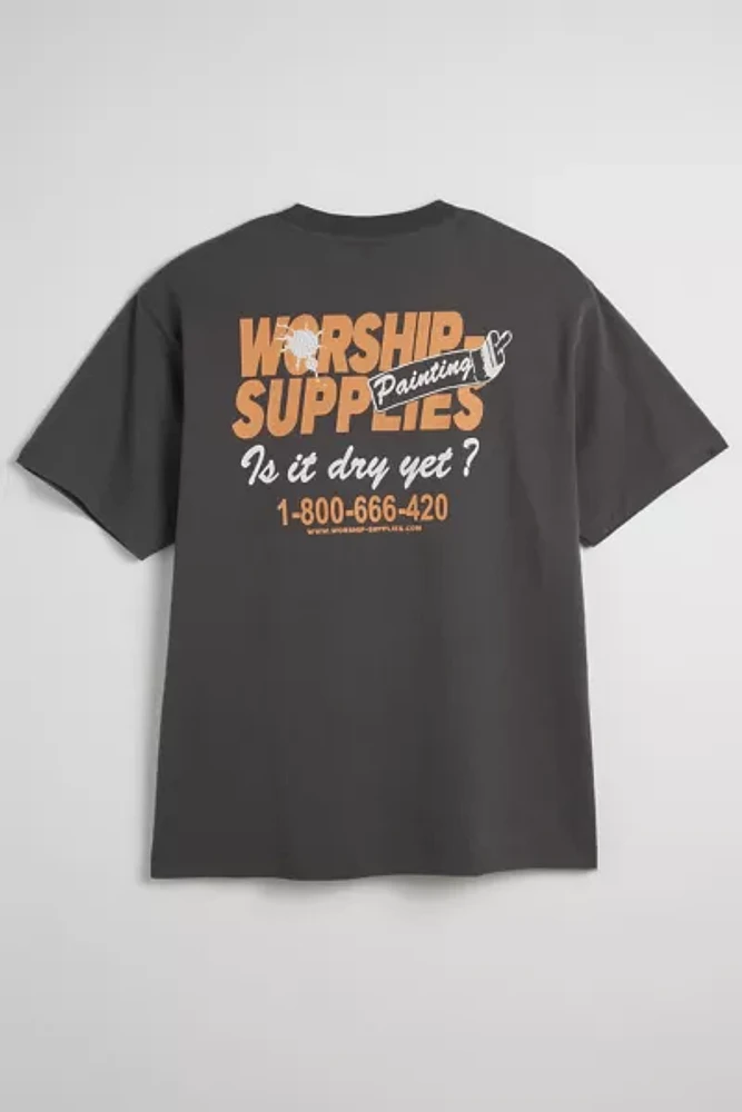 WORSHIP SUPPLIES Dry Paint Graphic Tee