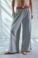 Out From Under Hoxton Layered Boxer Wide Leg Sweatpant