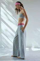 Out From Under Hoxton Layered Boxer Wide Leg Sweatpant