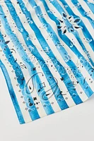 Paisley Stripe Cotton Bandana