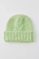 Brushed Cable Knit Beanie