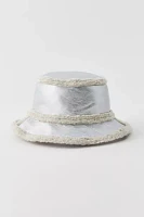 Metallic Fleece Bucket Hat