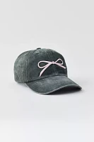 Stitched Bow Baseball Hat