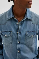 BDG Cactus Wash Denim Western Shirt