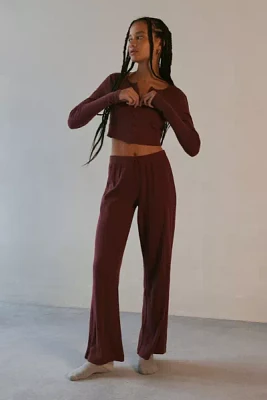 Out From Under Keke Pointelle Knit Lounge Pant