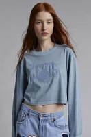 Levi’s® Football Varsity Graphic Long Sleeve Cropped Tee