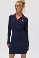 Tommy Jeans Badge Long Sleeve Polo Dress