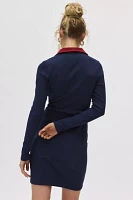 Tommy Jeans Badge Long Sleeve Polo Dress