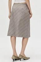 Urban Renewal Remnants Plaid Knee Length Skirt