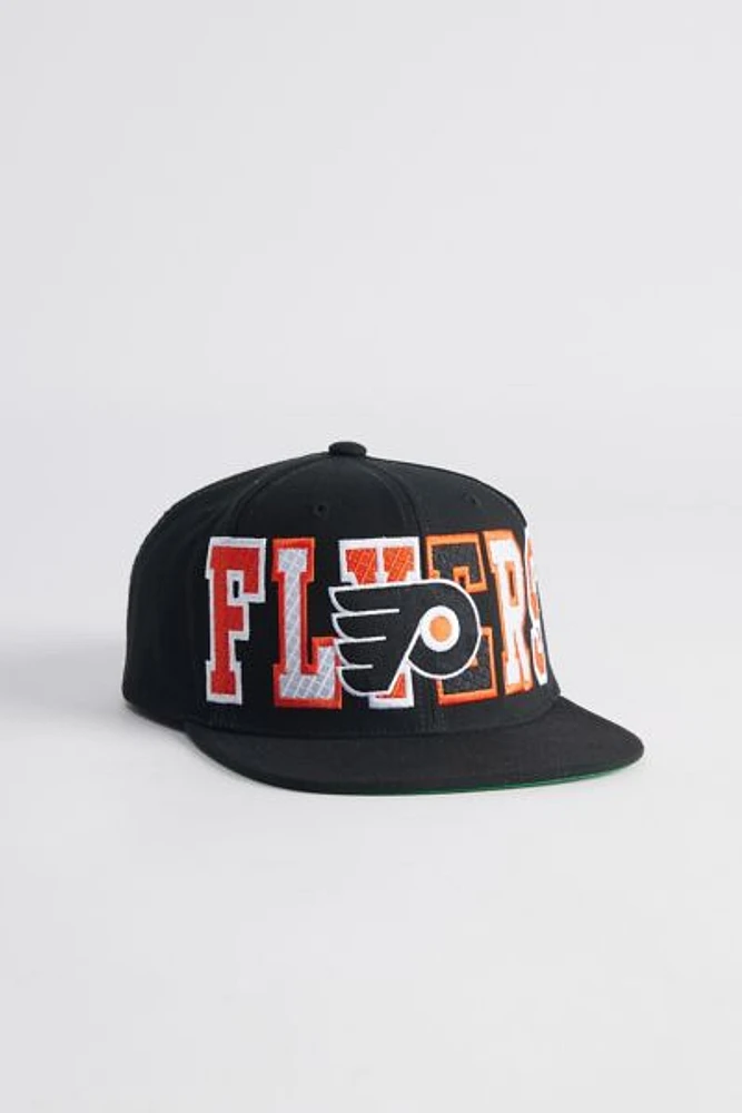 Mitchell & Ness NHL Philadelphia Flyers Varsity Bust Snapback Hat