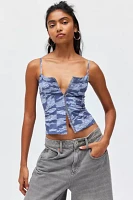 BDG Neomi Printed Twill Crop Cami