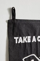 Take A Chance Embroidered Flag Tapestry