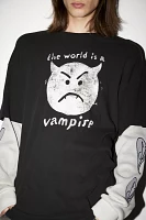 Smashing Pumpkins Double Layer Long Sleeve Tee