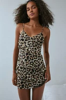 Out From Under X Wild Lovers Lilly Leopard Print Slip