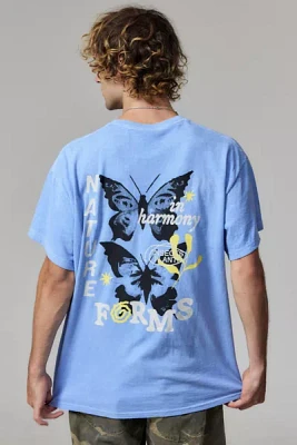 UO Blue Nature Forms Tee