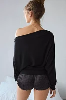 Out From Under Clarity Cozy Knit Off-The-Shoulder Top