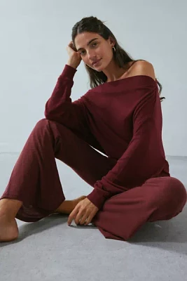 Out From Under Clarity Cozy Knit Off-The-Shoulder Top