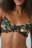 Out From Under X Wild Lovers Tilly Tiger Print Satin Bralette