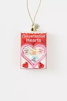 Conversation Candy Hearts Ornament