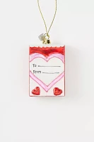 Conversation Candy Hearts Ornament