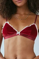 Out From Under X Wild Lovers Ellie Velvet Triangle Bra