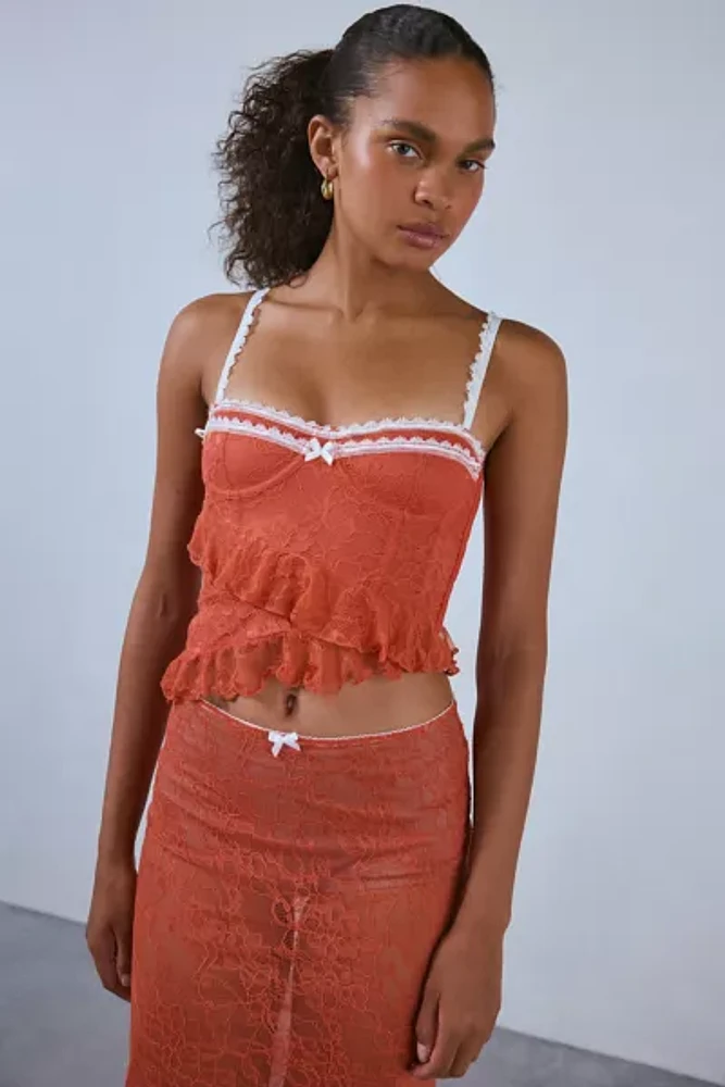 Out From Under X Wild Lovers Tanya Lace Corset Top