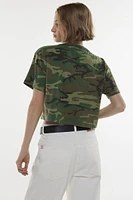 Urban Renewal Remade Camo Cropped Tee