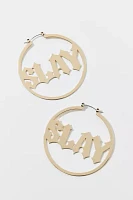 Betsey Johnson Slay Hoop Earring