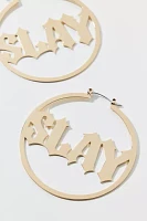 Betsey Johnson Slay Hoop Earring