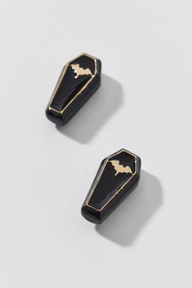 Betsey Johnson Coffin Stud Earring