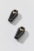 Betsey Johnson Coffin Stud Earring