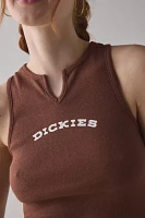 Dickies Graphic Split V-Neck Cropped Tank Top