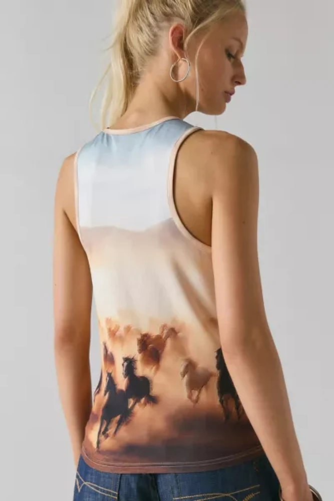 Dickies Running Wild Graphic Cropped Tank Top