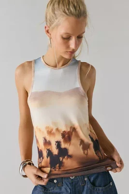 Dickies Running Wild Graphic Cropped Tank Top