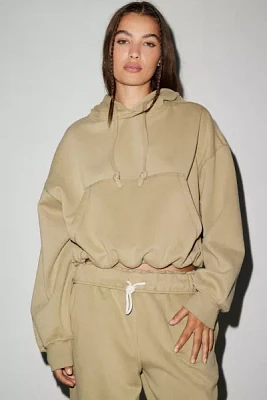 Out From Under Try Me Bubble Cropped Hoodie Sweatshirt
