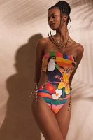 It’s Now Cool Loro Strapless One-Piece Swimsuit