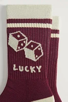 Lucky Dice Crew Sock