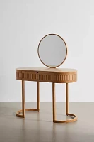 Juliette Slatted Wood Vanity